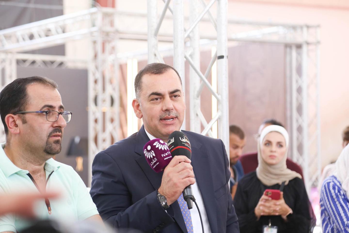 مشاركة السيد عبد الغني العطاري رئيس غرفة تجارة وصناعة رام الله والبيرة في اطلاق فعاليات معرض {مطبخي} الاول في فلسطين